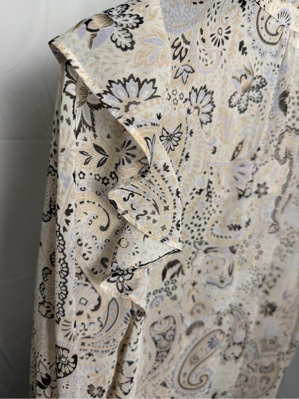 Mason D’Amelie Paisley Ruffle Blouse - Picture 5 of 9